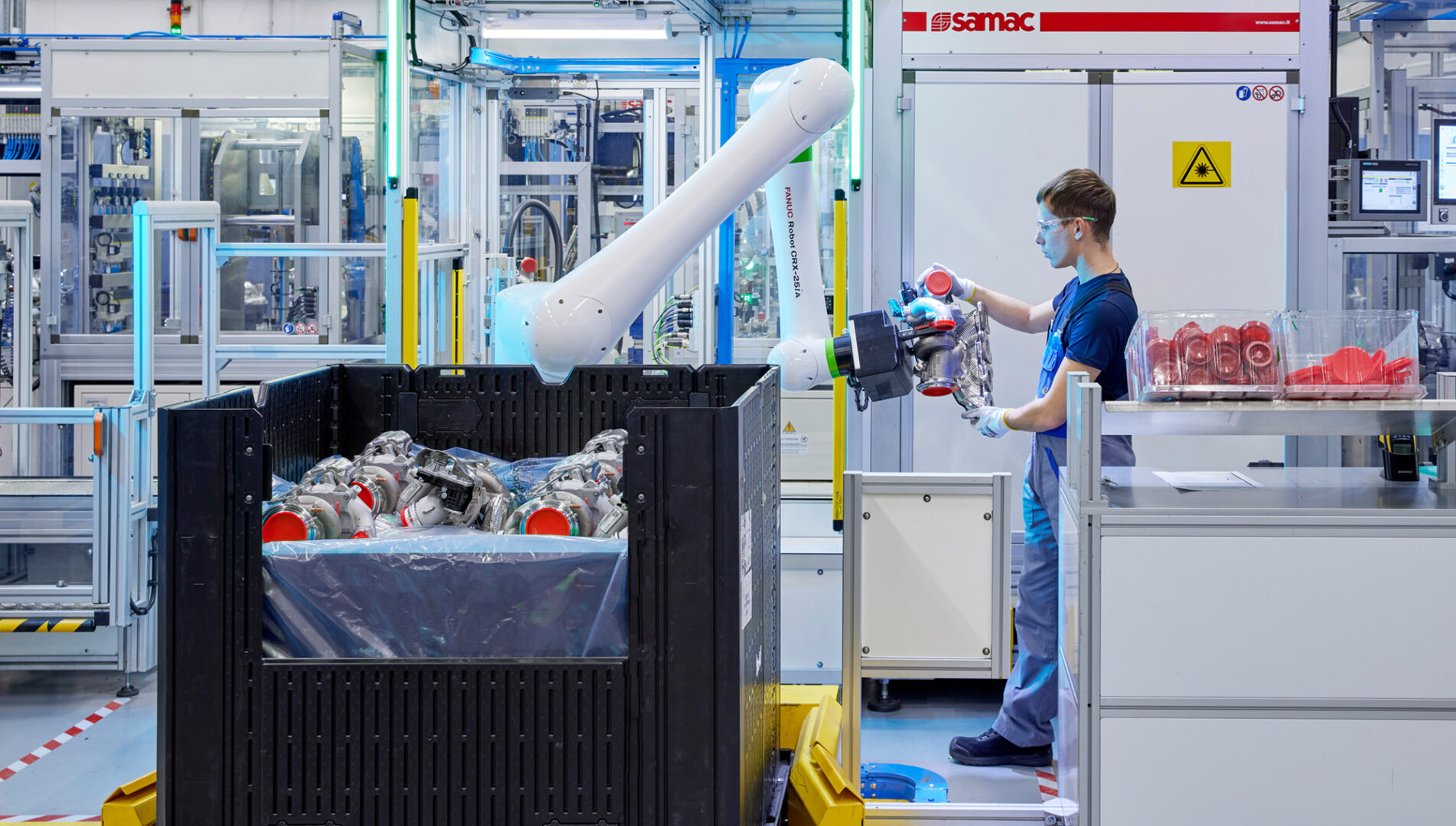 turbocompressore automotive auto motore produzione